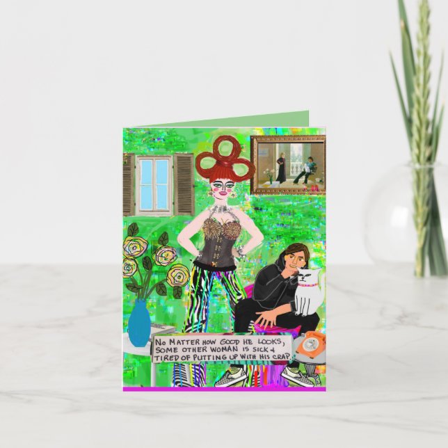 Carte pour notes - carte de vacances (Devant)