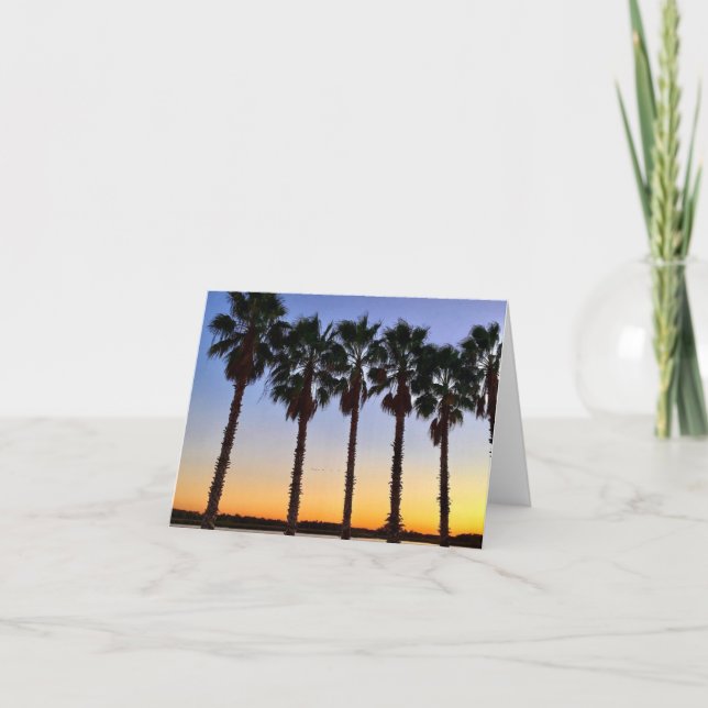 carte pour notes couché de soleil de floride (Devant)