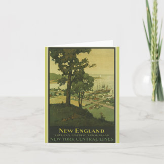 Carte pour notes-Cru Voyage-Nouvelle Angleterre