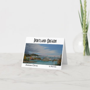 Carte pour notes de cirque d'automne