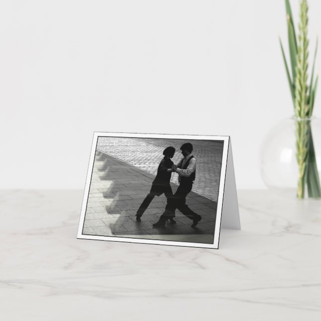 Carte pour notes de couples de danse (Devant)