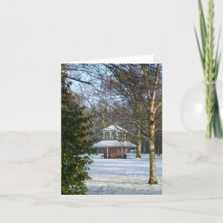 Carte pour notes de "décembre"