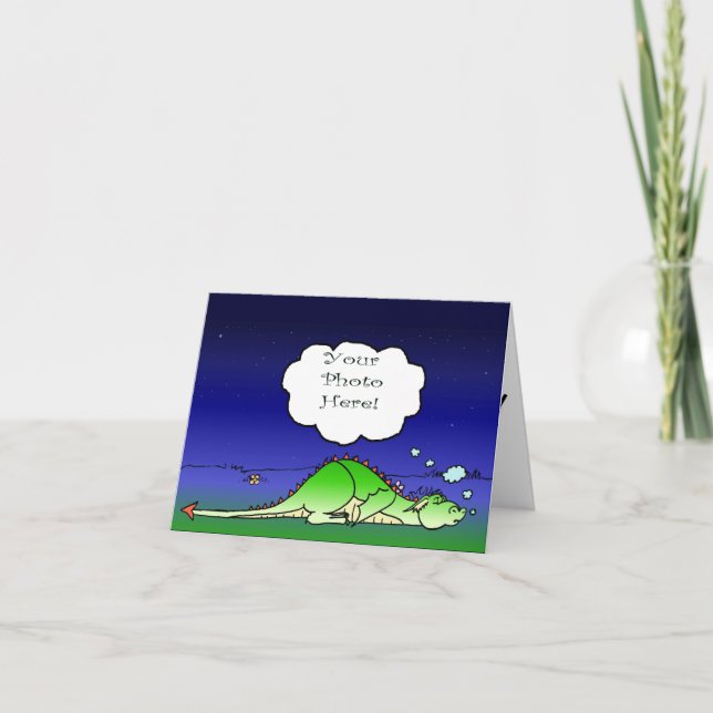 Carte pour notes de dragon endormi (Devant)