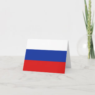 Carte pour notes de drapeau de la Russie