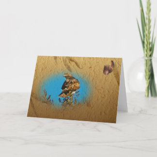 Carte pour notes de faucon