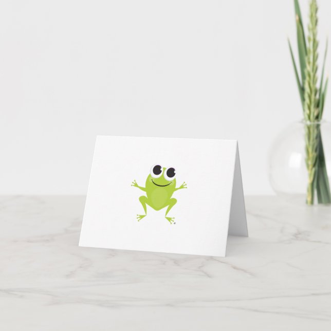 Carte pour notes de grenouille (Devant)
