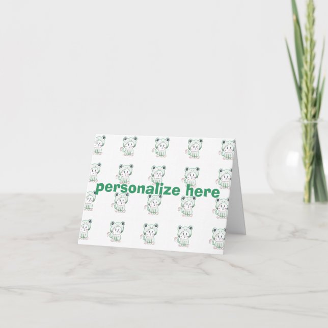 Carte pour notes de Kittenfrog (Devant)