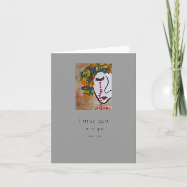 carte pour notes de larmes (Devant)