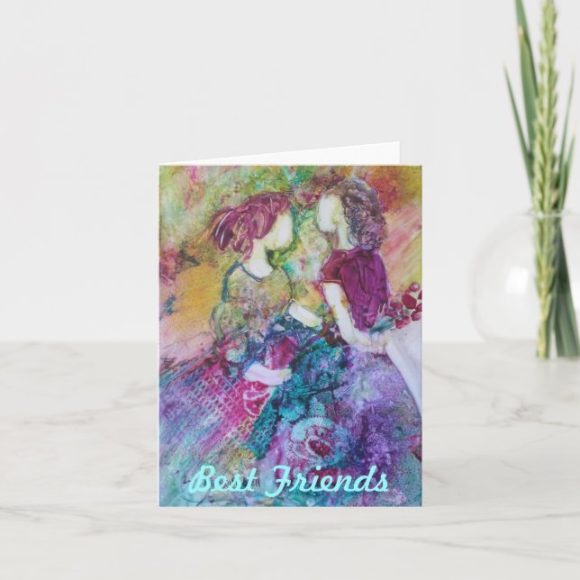 Carte pour notes de meilleurs amis" (Devant)