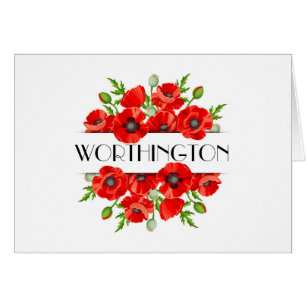 Carte pour notes de pavois