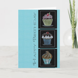 Carte pour notes de sucreries d'anniversaire