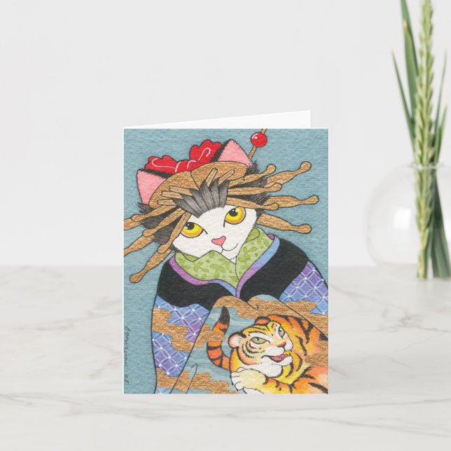 Carte pour notes de Tora Oiran (Devant)
