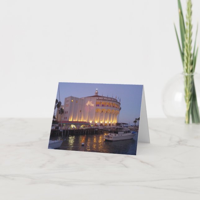 Carte pour notes d'île de Catalina (Devant)