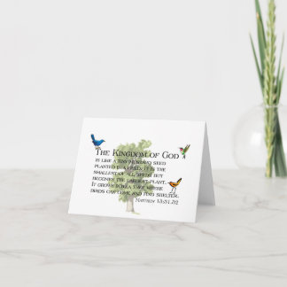 Carte pour notes du Royaume
