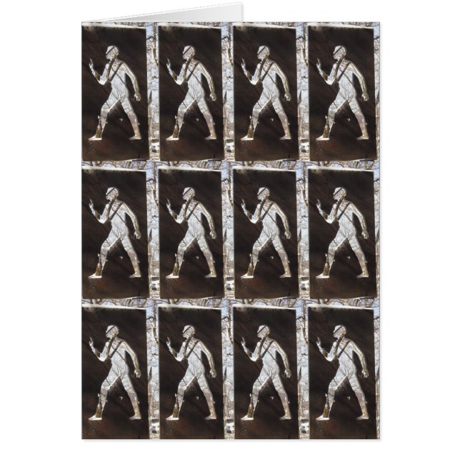 CARTE POUR NOTES HOMME INVISIBLE (Devant)