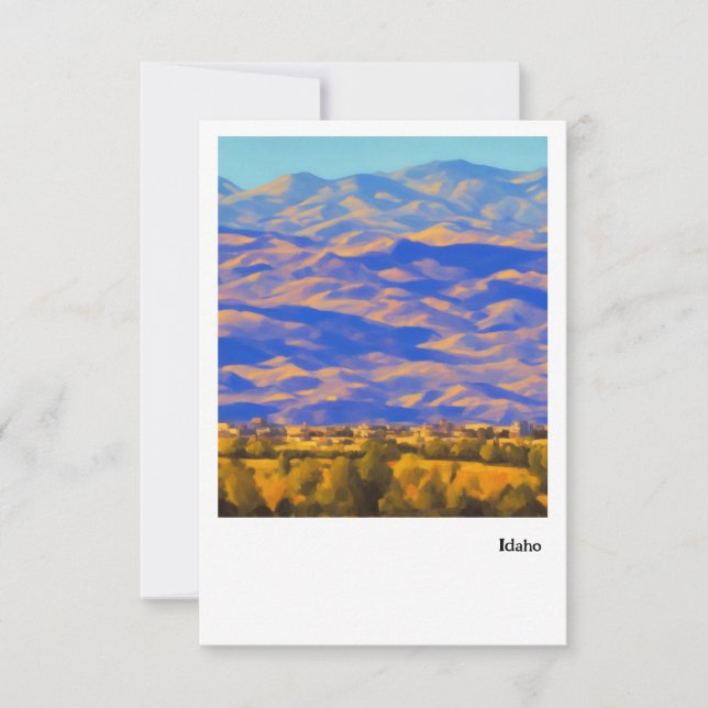 Carte pour notes Idaho Edition limitée (Devant)