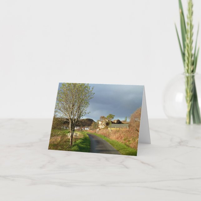 Carte pour notes : Île de paysage de Skye (Devant)
