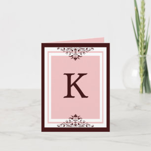 Carte pour notes initial