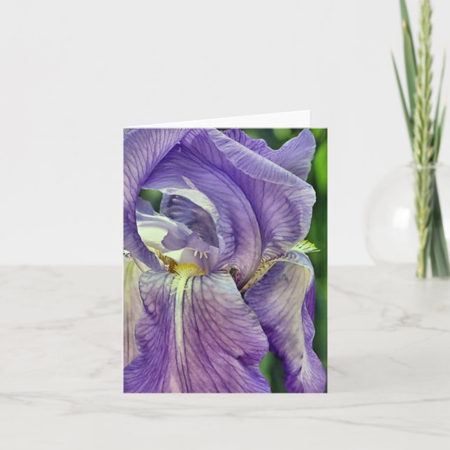Carte pour notes - Iris (Devant)