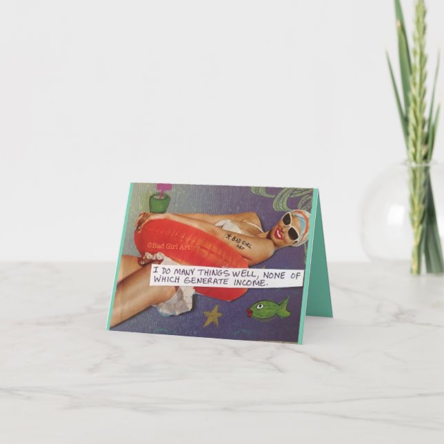 CARTE POUR NOTES-JE FAIS BEAUCOUP DE CHOSES BIEN.. (Devant)