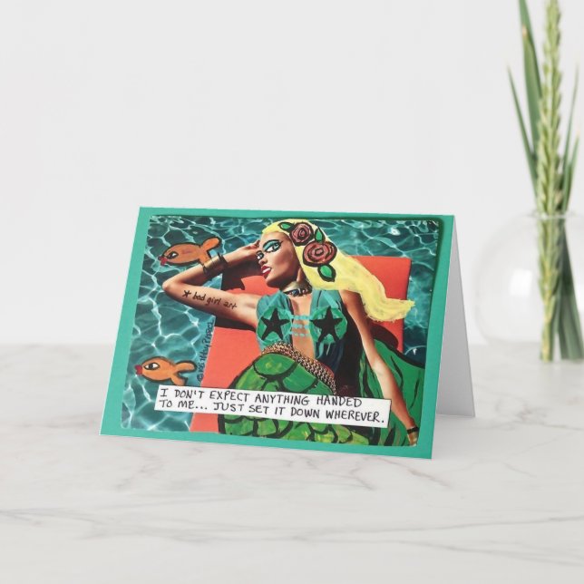 CARTE POUR NOTES-JE N'ATTENDS RIEN (Devant)