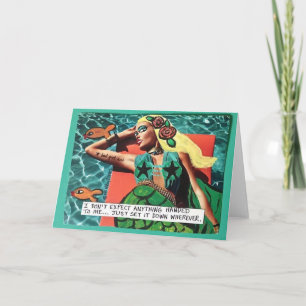 CARTE POUR NOTES-JE NE M'ATTENDS À RIEN