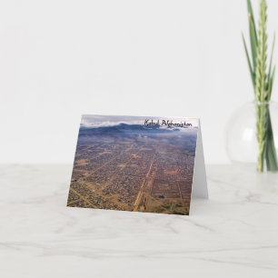 Carte pour notes :  Kaboul d'en haut