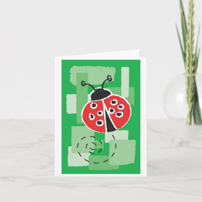 Carte pour notes LadyBug (Devant)