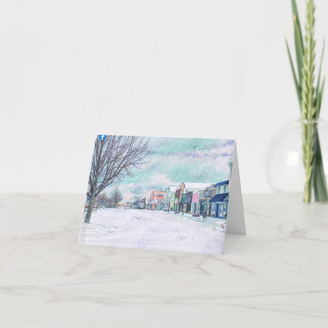 Carte pour notes Mackinaw CIty (Devant)