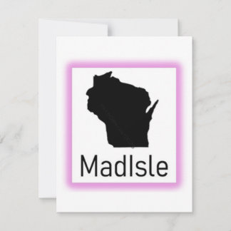 Carte pour notes MadIsle Purple 2025
