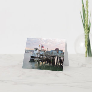 Carte pour notes - Paddleboat Plymouth Massachuset