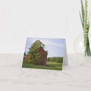 Carte pour notes pastoral de grange