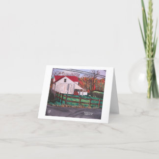 Carte pour notes paysager agricole