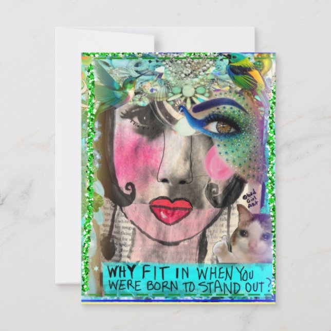 Carte pour notes plat (Devant)