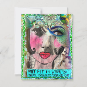 Carte pour notes plat