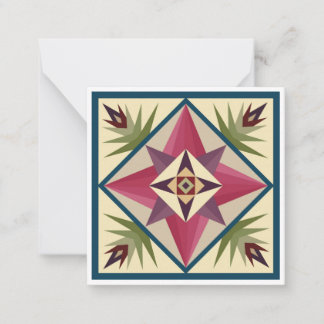 Carte pour notes plat de l'oeil de Dieu