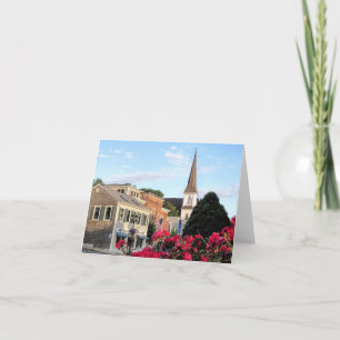 Carte pour notes - Printemps à Plymouth, MA
