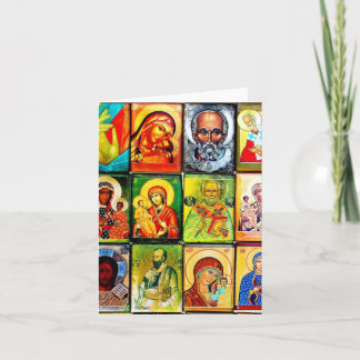 Carte pour notes religieux de thème chrétien