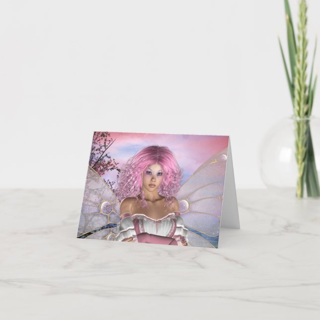 carte pour notes rose (Devant)