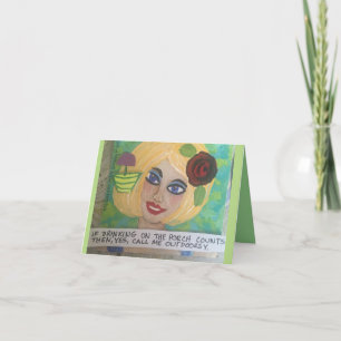 CARTE POUR NOTES-SI BOIRE SUR LES COMPTES PORCH