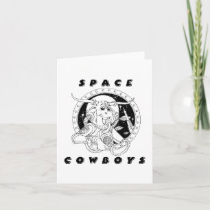 Carte pour notes Space Cowboys