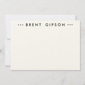 CARTE POUR NOTES STATIONNAIRE