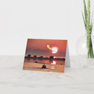 Carte pour notes - Sunrise Plymouth, Massachusetts