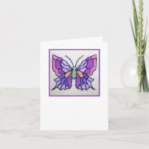 Carte pour notes vide 03 de papillon