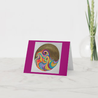 carte pour notes "Vie d'un coeur" par Patricia Pea