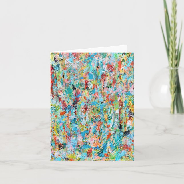 Carte pour notes vierge de la fièvre de la jungle (Devant)