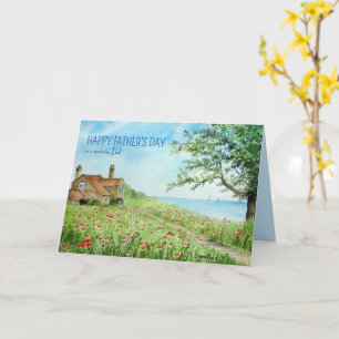 Carte Pour papa le jour de la fête des pères Peinture de