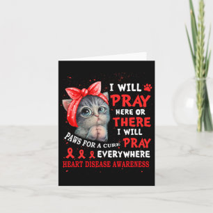 Carte Pour Pray Pure Cat Cure Sensibilisation aux maladi