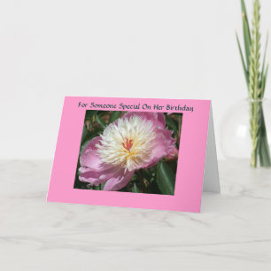 Carte Pour quelqu'un de spécial pour son anniversaire