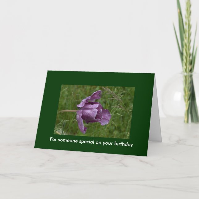 Carte Pour quelqu'un de spécial pour votre anniversaire (Devant)